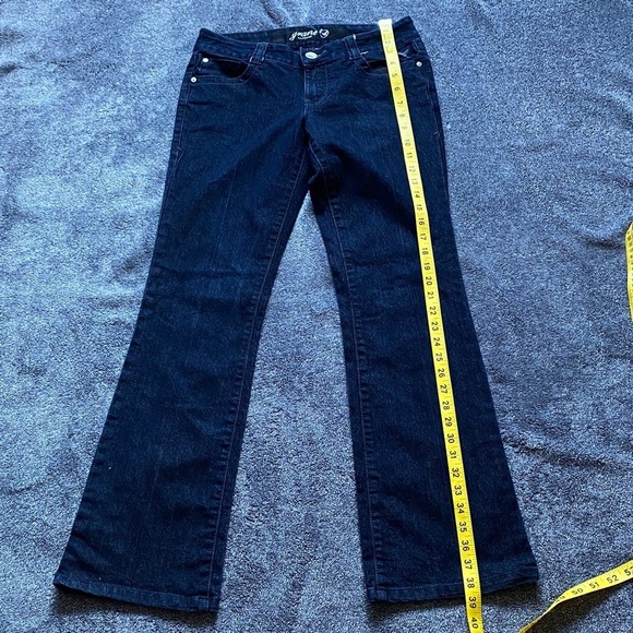 grame Denim - YMI Midnight black Wide Leg Jeans